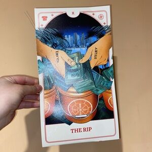 Netflix Tarot Card Style Wall Decor - Blue and Orange